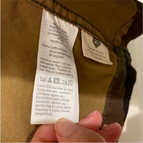 Madewell Dispatch Camo Jacket womens XS military utility transitional weather - Picture 6 of 8